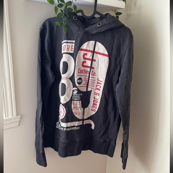 Jack and Jones Other - Jack&Jones dark grey hoodie